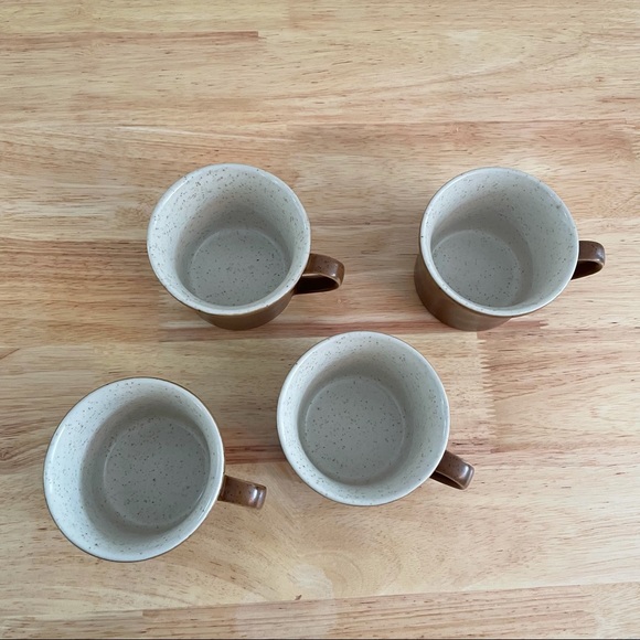 4pcs Vintage Speckled Tea/Coffee Mugs - Picture 2 of 7